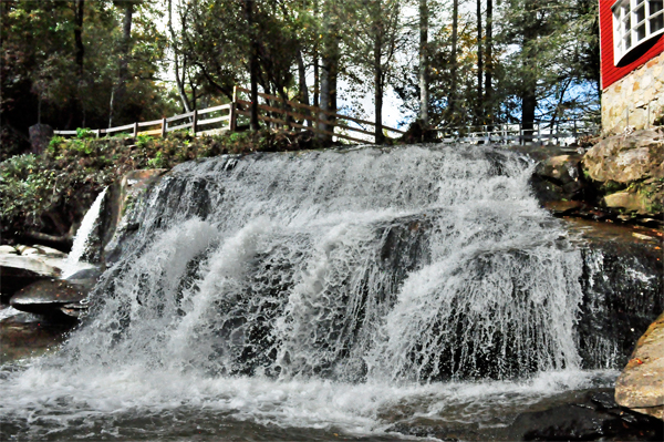 Living Waters waterfall